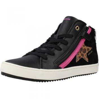 Tênis GEOX J264GA Kalispera para Meninas Preto-Fúcsia