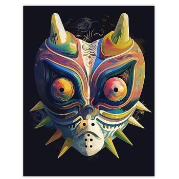 Japan Mythic Mask Art Print