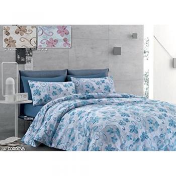 Copripiumino Sacco Piumone 100% Cotone Cordova Tortora 1 Piazza e Mezza