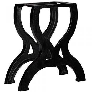 Gambe a Forma di X in Ghisa per Tavolino da Caffè 2 pz