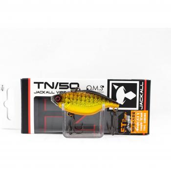 Jackall TN 50 Volltungsten Vibrationsköder Double-Click Gold Schwarz