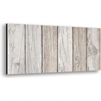 Set Bordo Paraschizzi Alluminio Legno 2 Pezzi 24x48 cm