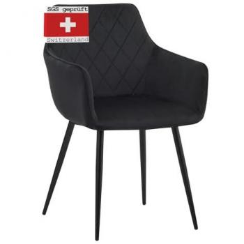 Albatros Esszimmerstuhl SALO 1er Set Schwarz