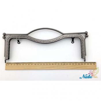 Silver Metal Coin Purse Frame 27cm