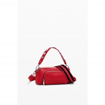 Bolso Desigual Half FW24 Prades Rojo, Estilo 24WAXP99-3000, Tamaño Medio