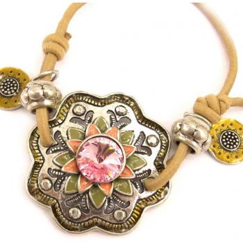 Lily’s Juwelen – E5844 Armband „Nostalgie im Rosenlicht“ (Rose, Amber, Braun)