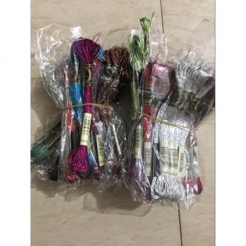 DMC Compatible Antique Silver Metallic Thread E898 E310 E415