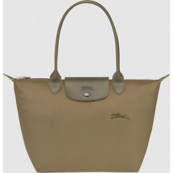 Longchamp Le Pliage Green Canvas Medium Handbag (One Size)