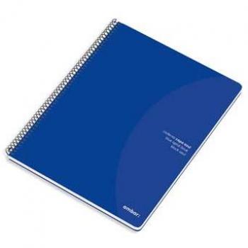 Caderno Espiral A5 Pautado Ambar Azul 1 Unidade x 2 Unidades