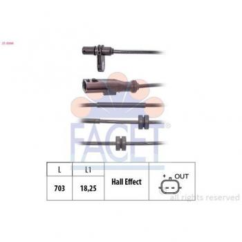 Sensor de ABS para Vehículos FACET 21.0266