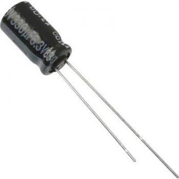 EEU‑FR1C221B 220µF 16V Electrolytic Capacitor with 5mm Lead