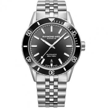 Heren Zilver Horloge Raymond Weil Freelancer 2775-ST1-20051