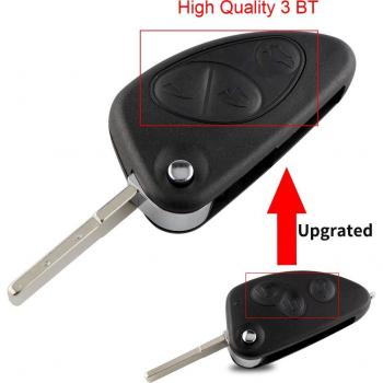 YIQIXIN Alfa Romeo 2 3 Buttons Flip Remote Key Shell SIP22