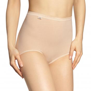 Sloggi Basic+ Maxi 2-Set Damen-Slip – Beige Baumwolle (Größe 46)
