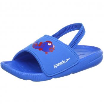 Speedo Atami Seasquad Slide Sandals Kids Size 25.5 Blue
