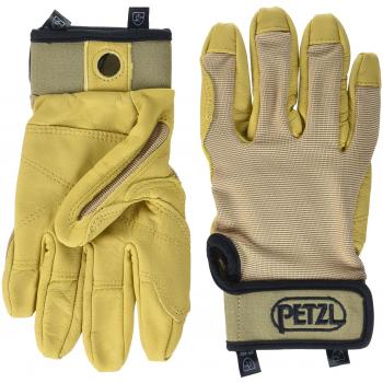 Petzl Cordex Handschuhset XL in Hellbraun – Profi‑Kletterhandschuhe