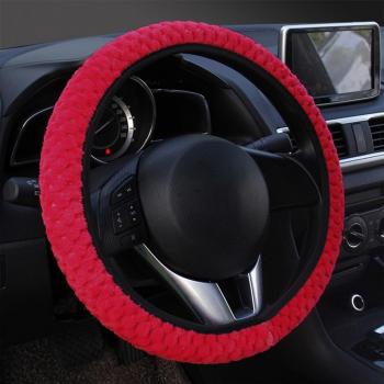 Supporto Volante Peluche Invernale con Superficie Non Scivolosa