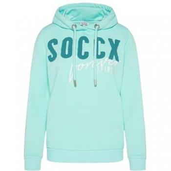 Damen Kapuzensweatshirt von SOCCX, 60% Baumwolle, 40% Polyester