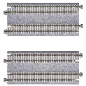 KATO N Gauge Straight Double‑Track Kit – 124 mm, 2 Pieces