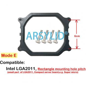 ARSYLID Socket 775 and Socket 115x Backplane Screw Mounting Bracket