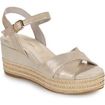 Tamaris Wedge-Sandalen in Ecru