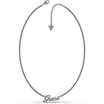 Collier Guess Logo Power Acier Rhodié