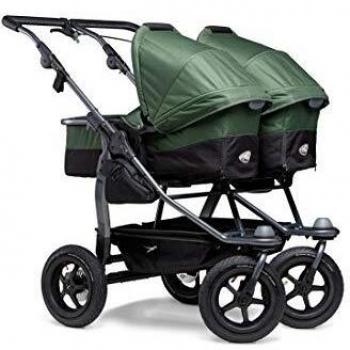 TFK Double Chariot avec Roues Pneumatiques (Olive)