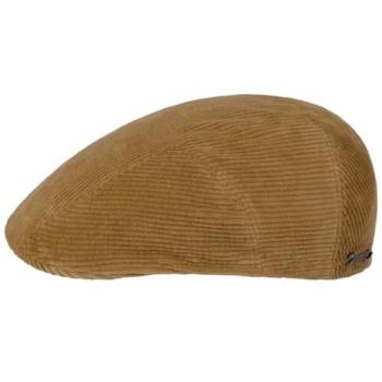 Curson Light Brown Flat Cap – Stetson Cord Driver, L (58-59 cm)