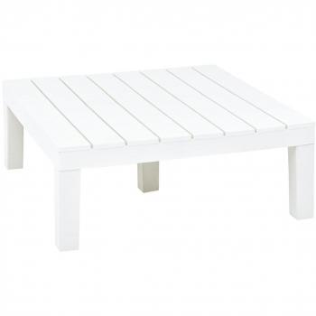 VidaXL 78x78x31 cm White Garden Table