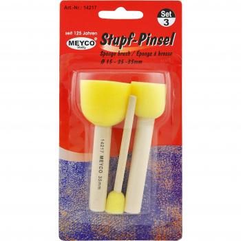 Stupf-Pinsel-Kombination 3 Stück