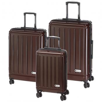 Carbon‑Grau 4‑Rad Trolley Set Halifax – Check‑In