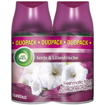 Freshmatic Max Duft-Set Seide & Lilie – 2×250 ml