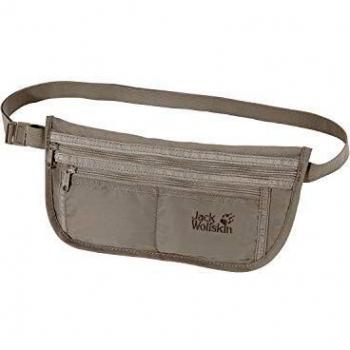 Ceinture plate Jack Wolfskin pour documents de voyage Mixte adulte Silver Mink 13 x 22 x 0 cm
