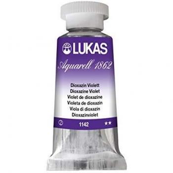 Lukas Peinture Aquarelle Professionnelle, Dioxazine Violette, 24 ML