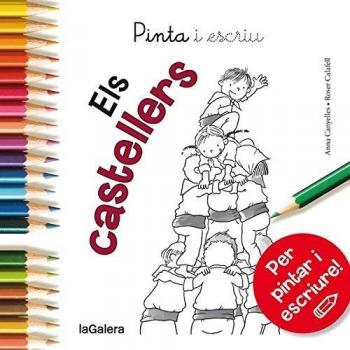 Pinta i escriu Els castellers (Tapa blanda).