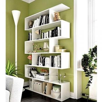 Estanteria Alta Lis 190x80x29 cm 2 Colores B. Brillo