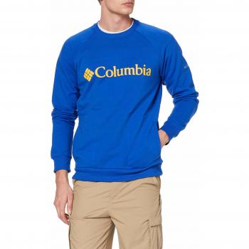 Columbia Sweatshirt Lodge Crew Azur Taille S