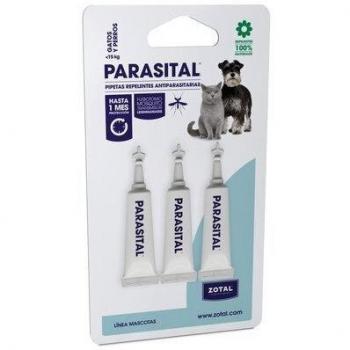 PARASITAL pipeta antiparasitario perros peq y gato