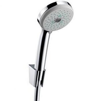 Porter Set Douchette Croma 100 Multi 3 jets avec Flexible de Douche 1,6m et Porte-Douchette 27595000