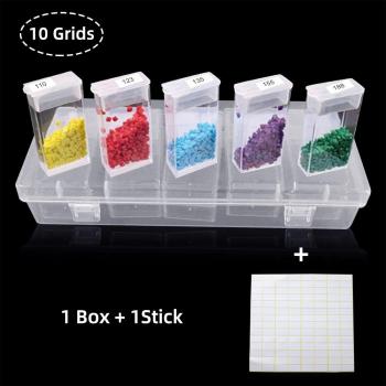 Kit de Caja Modular: Guarda Cuentas, Botones y Materiales de Arte