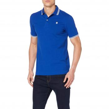 G-STAR RAW Dunda Polo Slim Rayé Homme, Multicolore