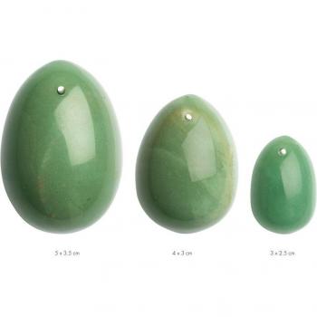 Jade Yoni Egg Set with 3 Pieces from La Gemmes