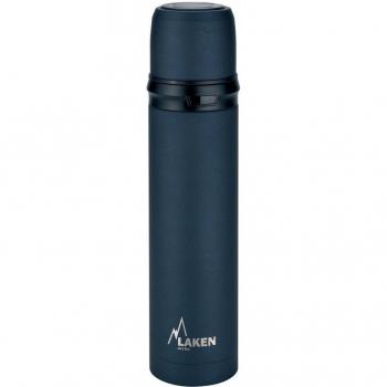 Termo Laken 1 L en Negro – Acero Inoxidable y Cierre Vaso