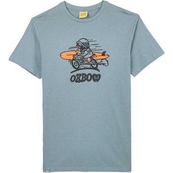 T-shirt Oxbow Touet 3XL Bleu et Orange