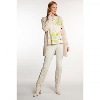 Langarm Sweatshirt für Damen, große Größen, grün, mit Stehkragen, Ulla Popken