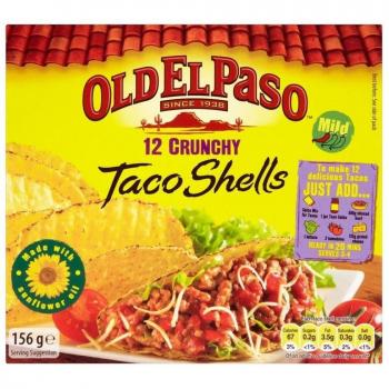 Coquilles Old El Paso Taco (12 par paquet)