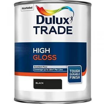 Dulux Trade High Gloss Black 1L