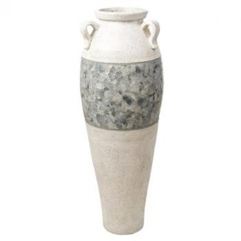 Jarrón Decorativo en Terracota Mosaica