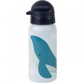 Bottiglia per Bere in Acciaio Balena 400 ml sigikid