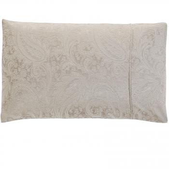 Natural Cotton Paisley Jacquard Housewife Pillowcases